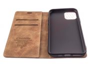Brown type book case for Apple iPhone 11 Pro, A2215